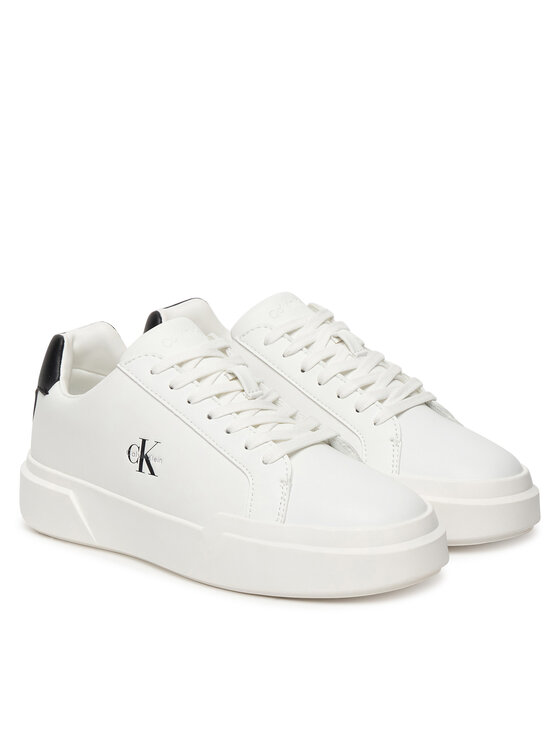 Calvin Klein Calvin Klein Sneakers Chunky Cupsole Laceup Lth Ml YW0YW01947 Alb