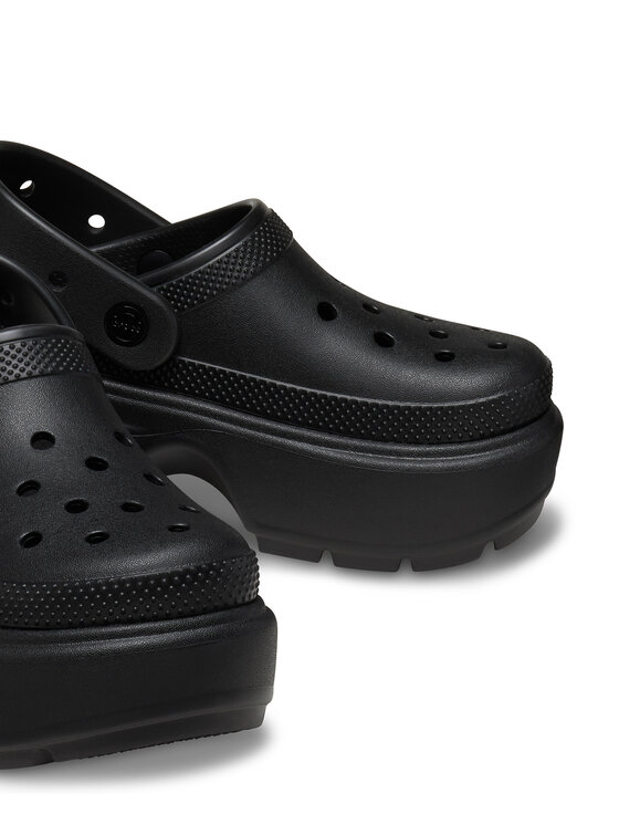 Crocs Crocs Natikače Stomp Clog 209347 Crna