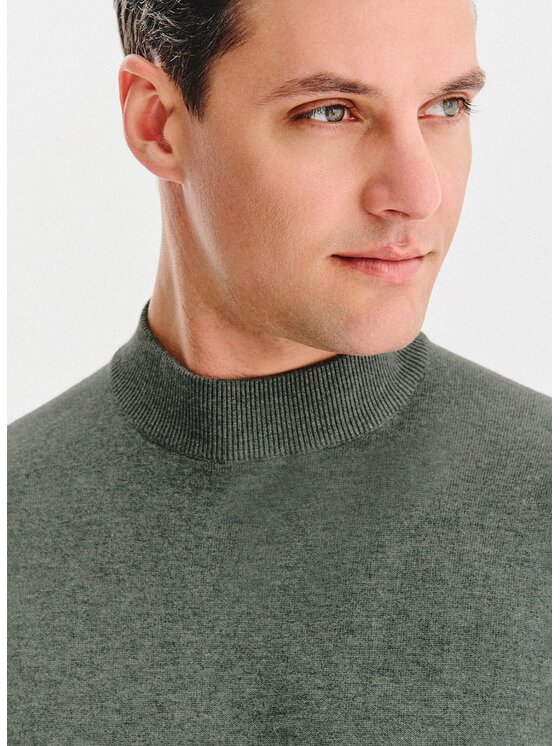 Pako Lorente Pako Lorente Sweter P25WN-2X-028 Zielony Classic Fit