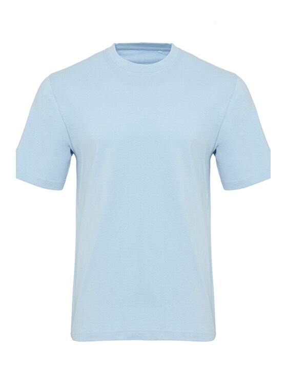 TeeShoppen TeeShoppen T-Shirt 'Basic Collection' Niebieski Regular Fit