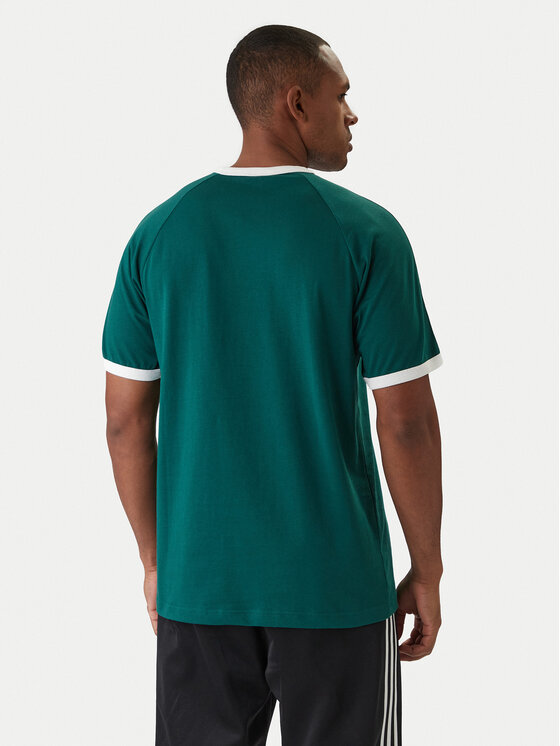 adidas adidas T-krekls 3-Stripes KE3534 Zaļš Regular Fit