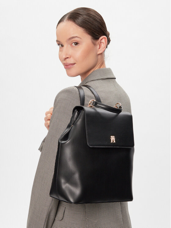 Tommy Hilfiger Tommy Hilfiger Ruksak AW0AW15722 Crna