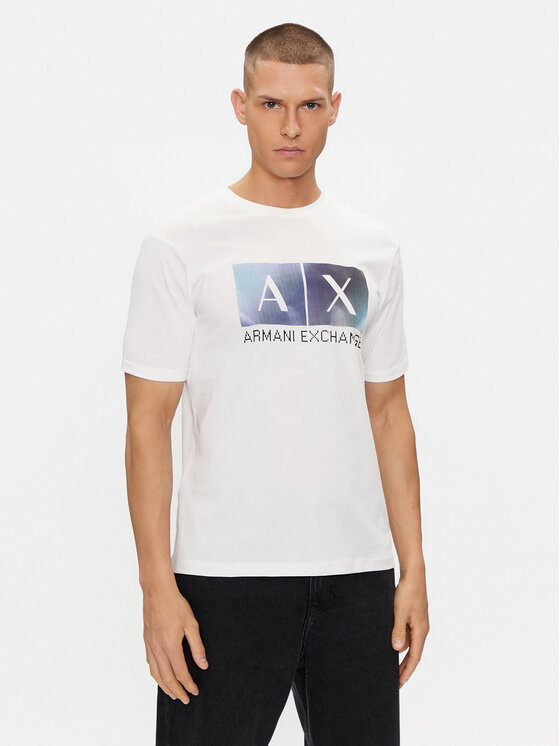 Armani Exchange Armani Exchange T-Shirt 3DZTJB ZJBYZ 1116 Bílá Regular Fit