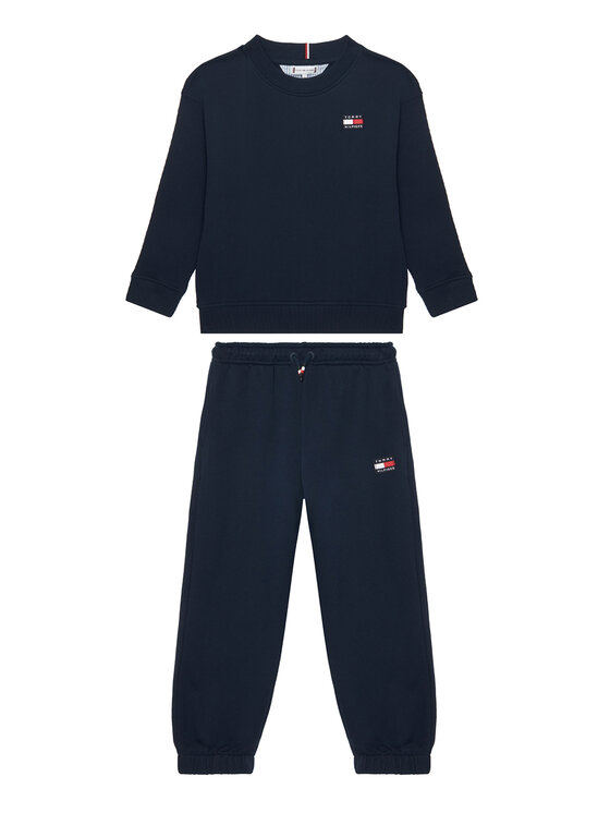 Tommy Hilfiger Tommy Hilfiger Tepláková souprava KS0KS00708 M Tmavomodrá Regular Fit