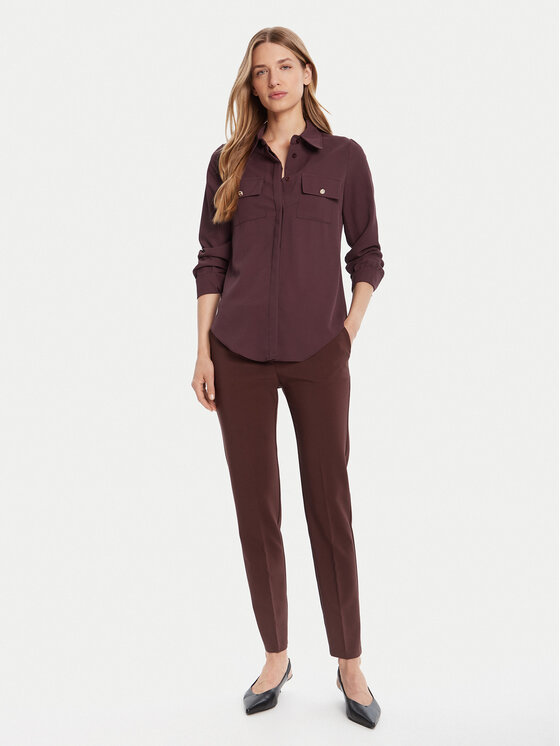 Rinascimento Rinascimento Srajca CFC0125777003 Rjava Regular Fit