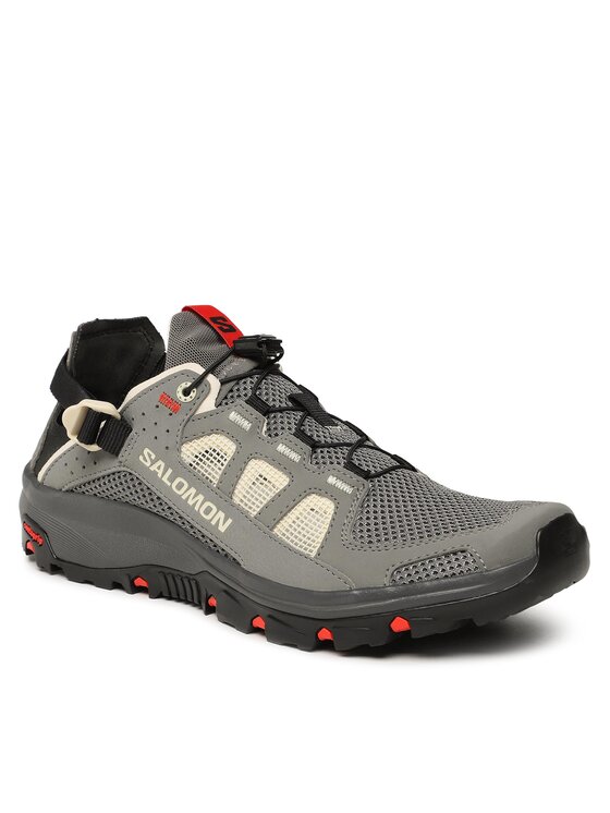 Salomon Salomon Sandály Techamphibian 5 L47114900 Šedá
