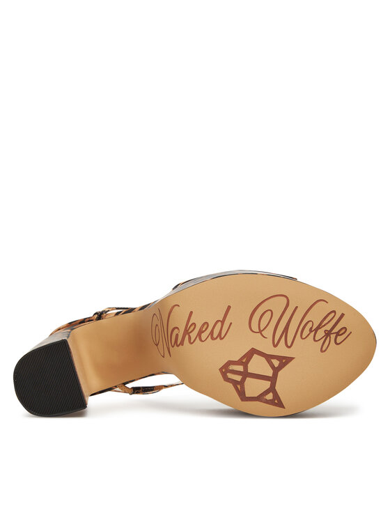 Naked Wolfe Naked Wolfe Sandali Fire Rjava