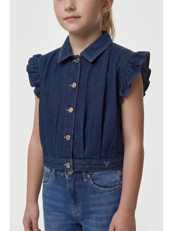 Guess Kids Guess Kids Bunda pro přechodné období 181509 Modrá Classic Fit