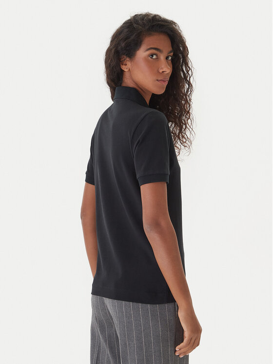 Kappa Kappa Polo marškinėliai Logo Sharas Wss 302B3C0 Juoda Regular Fit