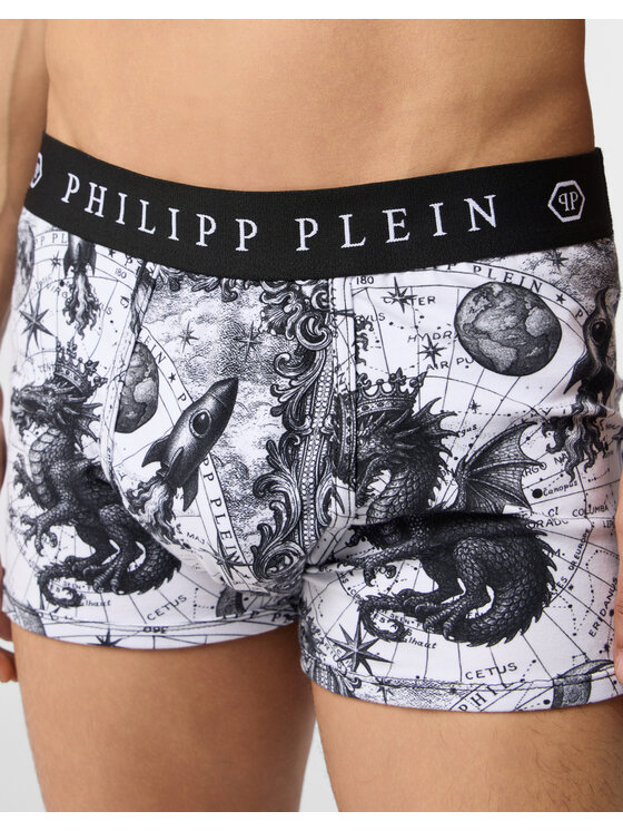 PHILIPP PLEIN PHILIPP PLEIN Bokserki 31125 Biały