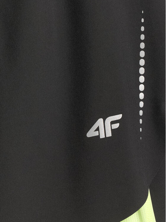 4F 4F Szorty sportowe JOY MOTION Czarny Regular Fit