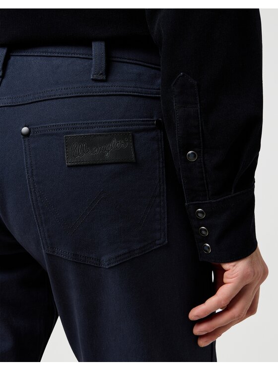 Wrangler Wrangler Jeansy GREENSBORO Granatowy Straight Leg