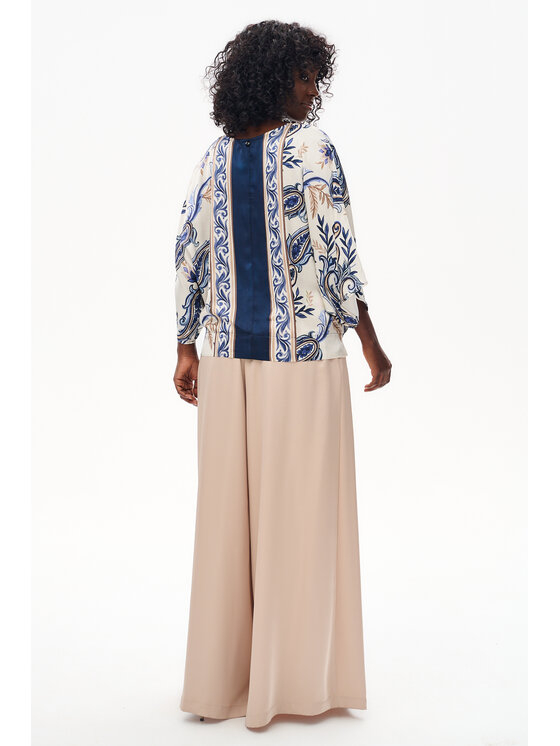 blue shadow blue shadow Bluzka Mistery Granatowy Regular Fit
