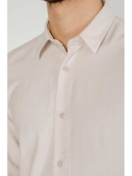 Antony Morato Antony Morato Camicia NAPOLI Beige Long Fit