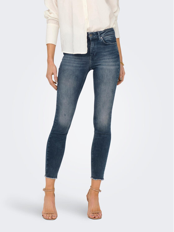 ONLY Jeansy 15216970 Modrá Skinny Fit