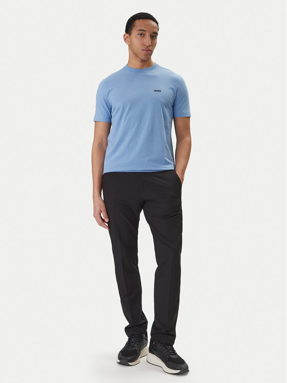 BOSS BOSS T-Shirt 50506373 Světle modrá Regular Fit