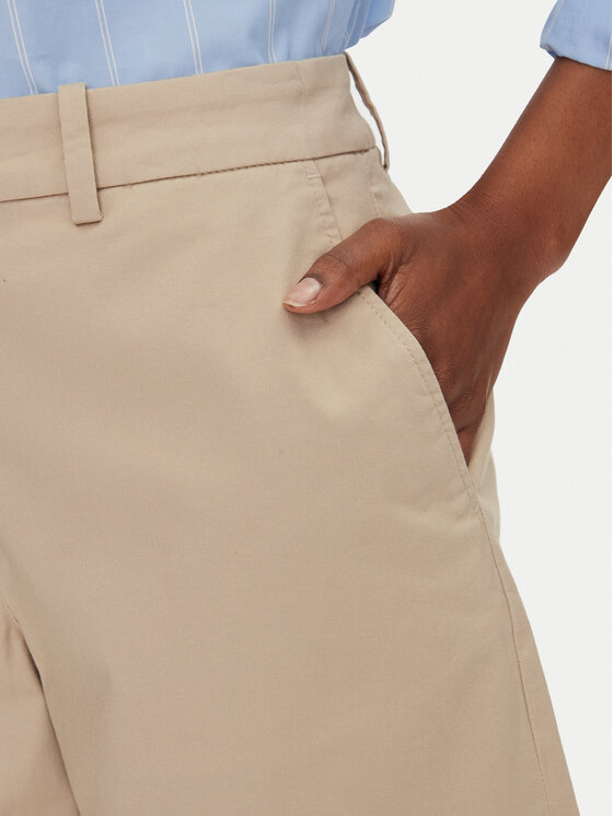 Gant Gant Šortky z materiálu 4020119 Béžová Regular Fit