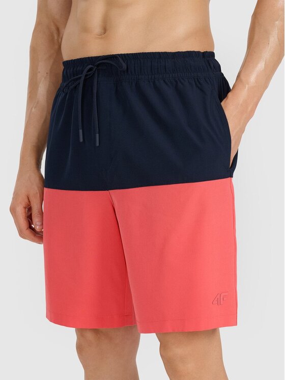 4F 4F Plážové šortky 4FWSS25UBDSM135-63S Ružová Regular Fit