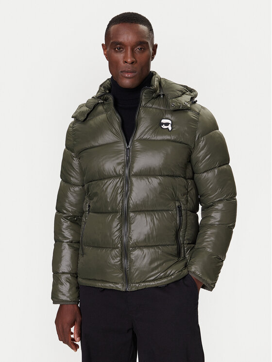 KARL LAGERFELD KARL LAGERFELD Žieminė striukė 505022554590 Žalia Regular Fit