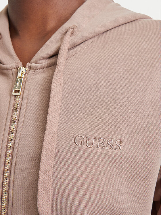 Guess Guess Majica dugih rukava O5RQ01 KCO31 Smeđa Regular Fit