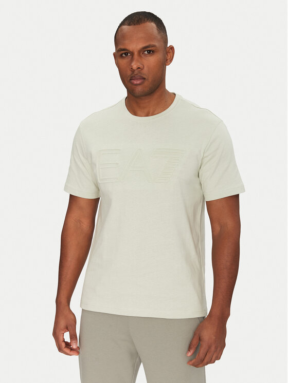EA7 Emporio Armani EA7 Emporio Armani T-Shirt 7M000149 AF14772 U9004 Beżowy Regular Fit