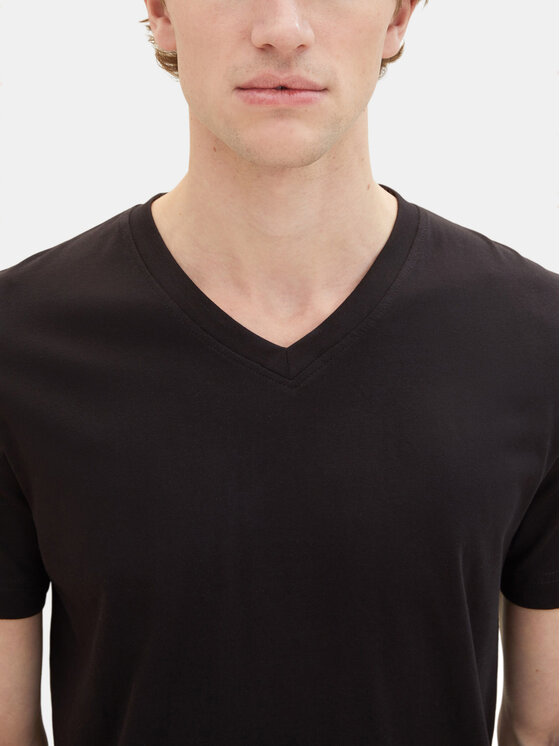Tom Tailor Tom Tailor 2er-Set T-Shirts 1037738 Schwarz Regular Fit