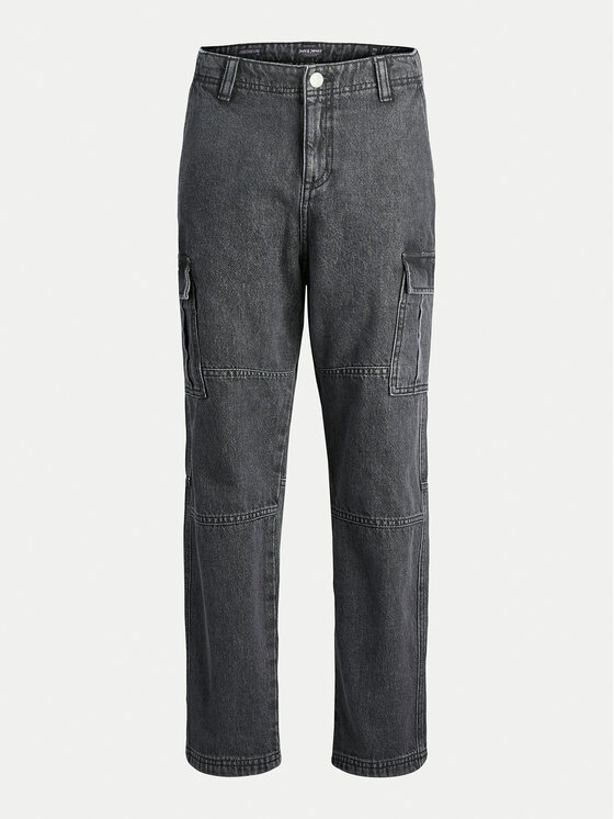 Jack & Jones Junior Jack & Jones Junior Jeansy Chris 12262331 Szary Relaxed Fit