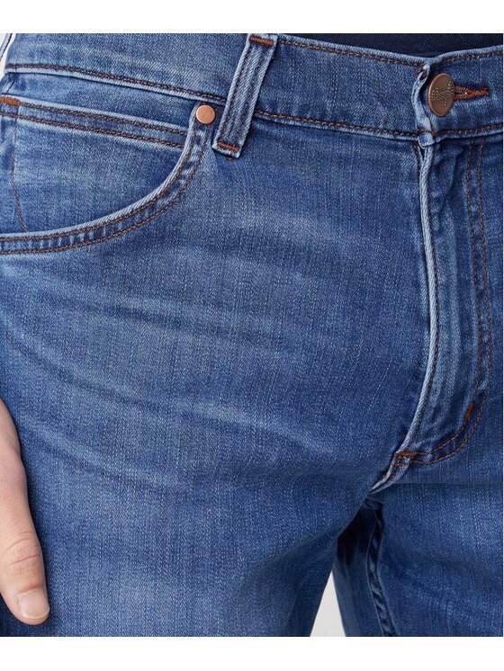 Wrangler Wrangler Jeansy GREENSBORO Niebieski Straight Fit
