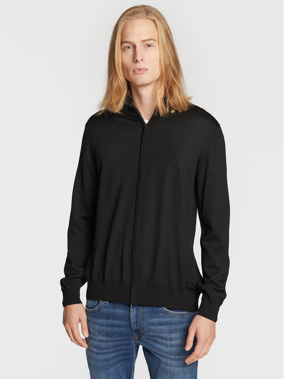 JOOP! JOOP! Kardigāns 17 Jk-06Davis 30032605 Melns Regular Fit