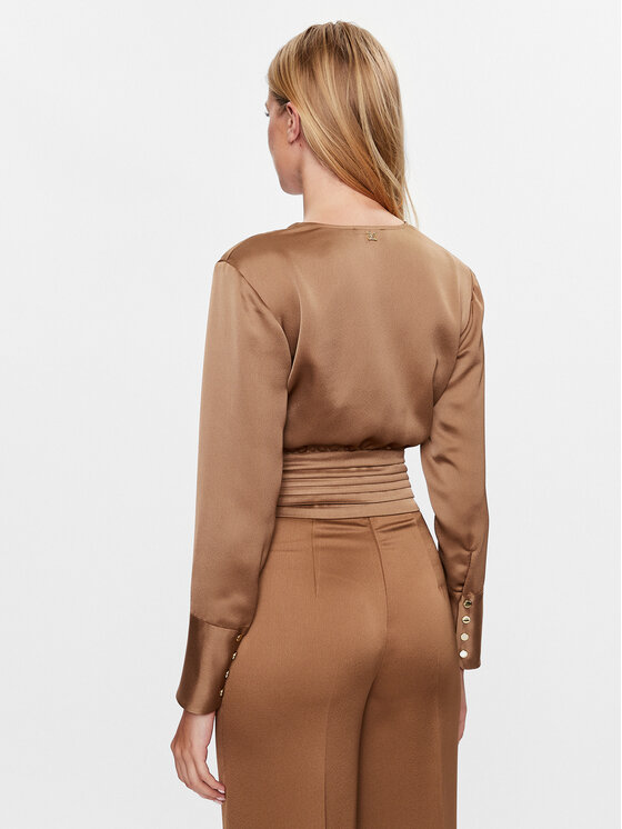 Marciano Guess Marciano Guess Palaidinė 3YGH56 9861Z Ruda Slim Fit