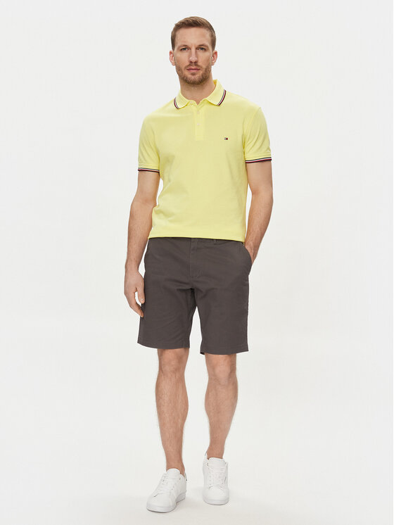 Tommy Hilfiger Tommy Hilfiger Szorty materiałowe Harlem MW0MW23568 Szary Regular Fit