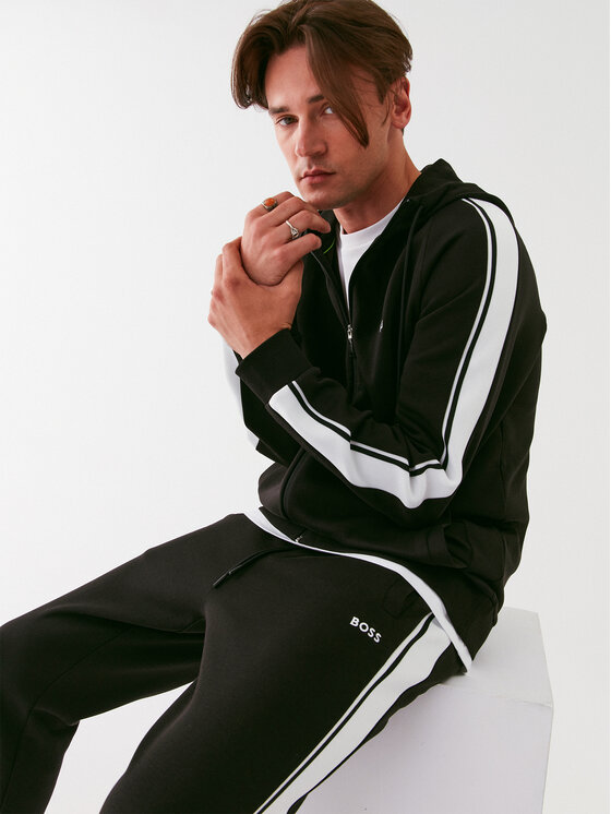 BOSS Boss Melegítő 50497185 Fekete Regular Fit