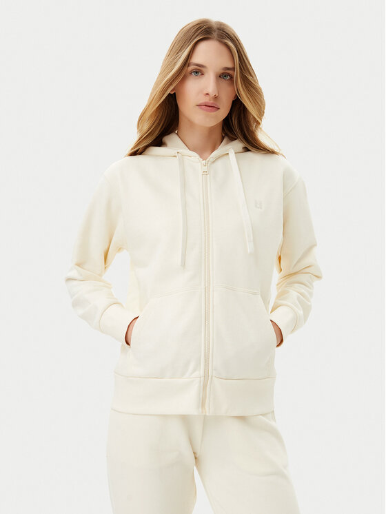 Silvian Heach Mikina Frien GPP25114FE Écru Regular Fit