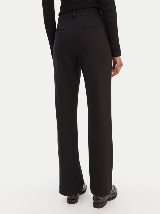 Guess Guess Pantaloni di tessuto W6RB11 KCMU2 Nero Straight Leg