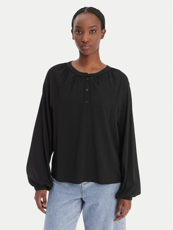 Vero Moda Bluză Vmbella 10334524 Negru Loose Fit