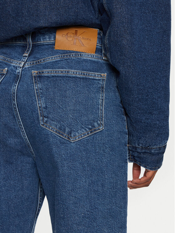 Calvin Klein Jeans Calvin Klein Jeans Džinsai J20J224033 Tamsiai mėlyna Straight Fit