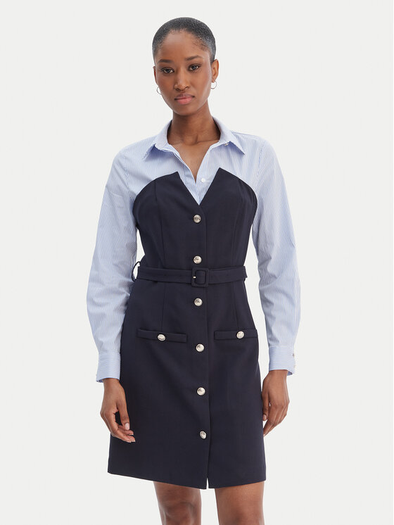 Morgan Morgan Haljina košulja 261-RIVOL Tamnoplava Slim Fit