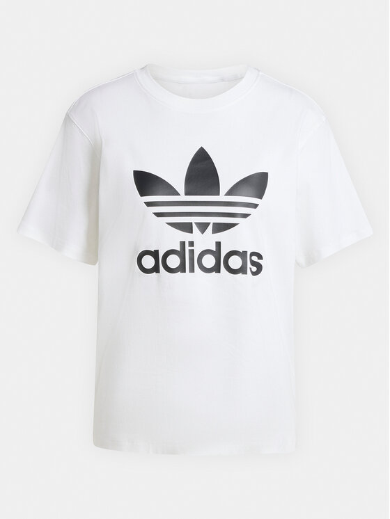 adidas adidas Tričko Trefoil IR9534 Biela Regular Fit