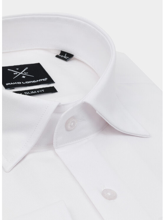 Pako Lorente Pako Lorente Koszula P000B-1X-051 Biały Slim Fit