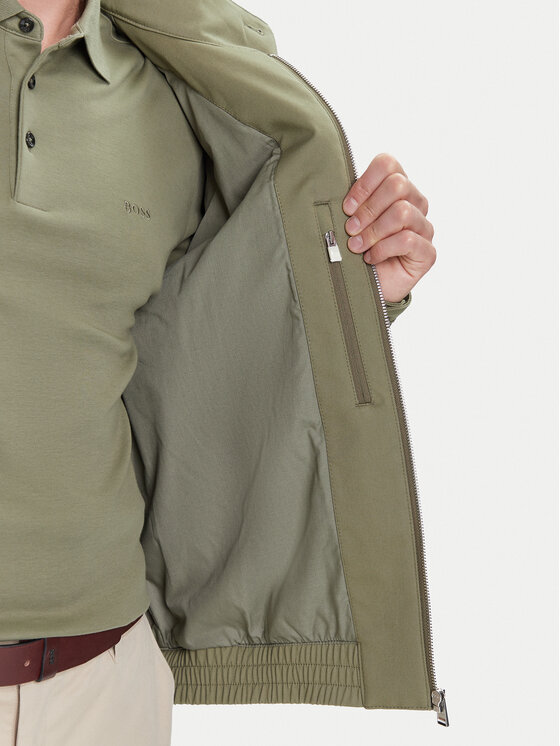 BOSS BOSS Kurtka przejściowa H Coiner 50543184 Zielony Regular Fit