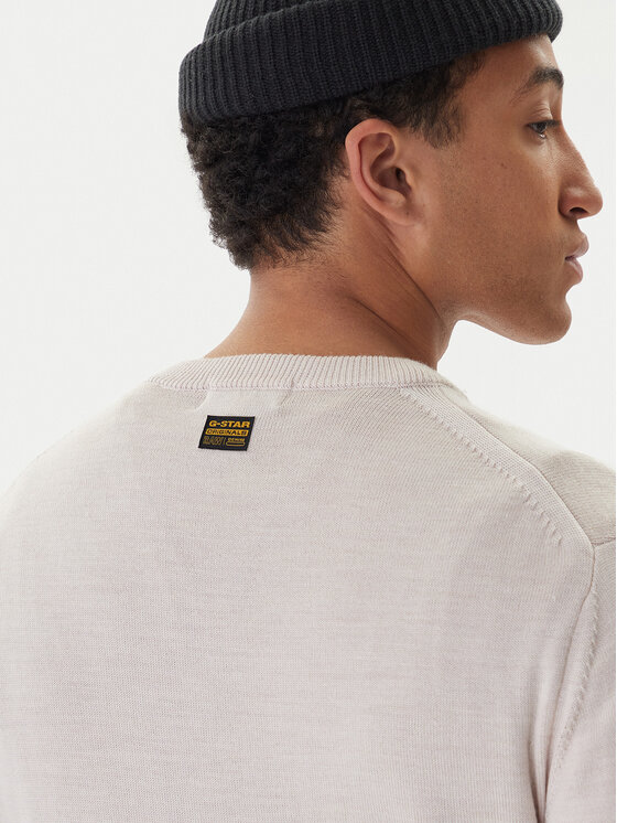G-Star Raw G-Star Raw Sveter Premium Core D27686-B692 Béžová Regular Fit