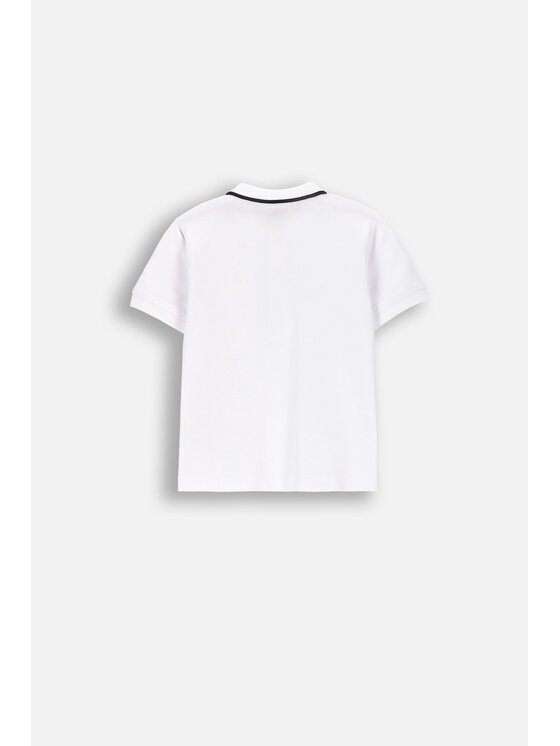 Coccodrillo Coccodrillo Tričko WC6143601EBB-001 Biela Regular Fit