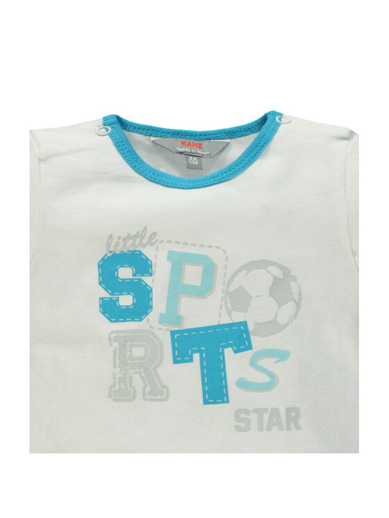 Kanz Kanz T-Shirt 1832541-1000 Biały Basic Fit