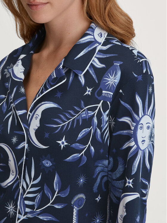 Calida Calida Pigiama 43030 Blu scuro Regular Fit