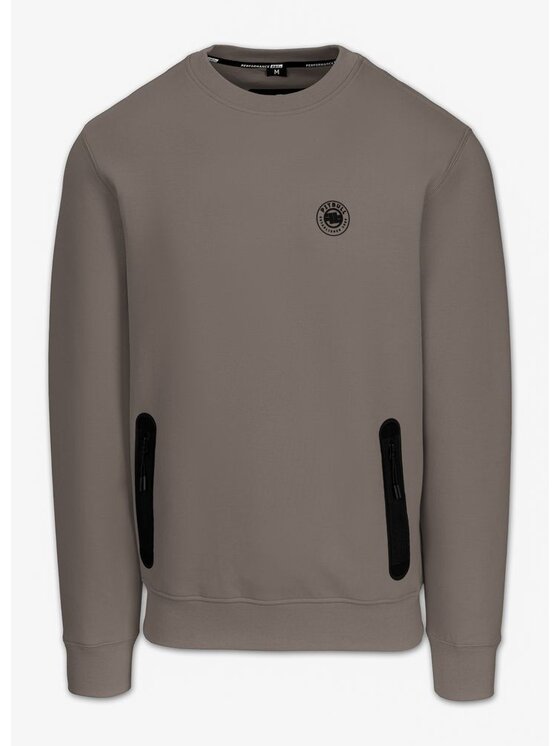 PITBULL PITBULL Bluza DOGWOOD Brązowy Regular Fit