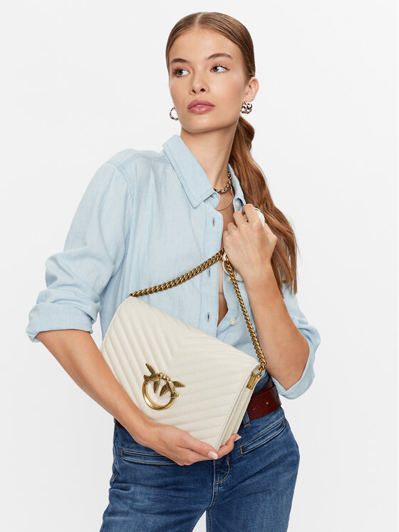 PINKO Pinko Torbica Love Click Classic PE 23 PLTT 100063 A0GK Écru