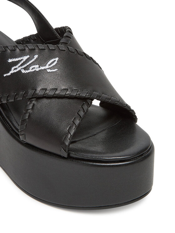 KARL LAGERFELD KARL LAGERFELD Sandały Wendy KL33372 Czarny