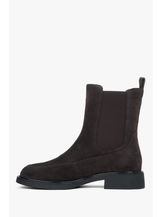 Estro Estro Μποτάκια με λάστιχο ER00118732 Καφέ