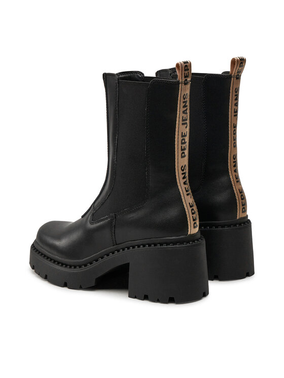 Pepe Jeans Pepe Jeans Botki Glen PLS50550 Czarny