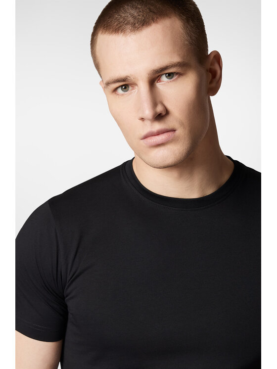 Próchnik Próchnik T-Shirt PM6 TS073124000037 Czarny Regular Fit